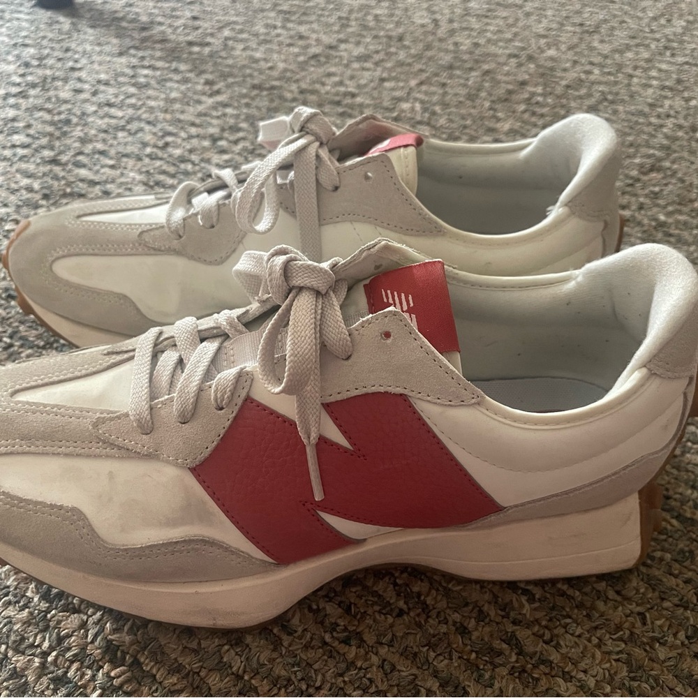 Size 10 New Balance 327 Brick Cream